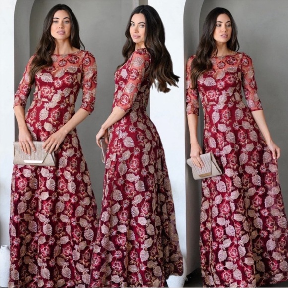 Lulus Dresses & Skirts - Maniju Lulus Small Winter Gown Bridesmaid Maid of Honor Prom Wedding Guest Dress